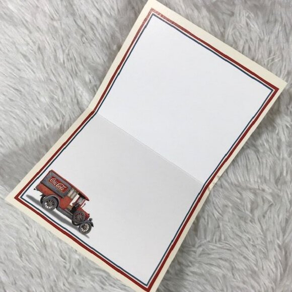 Vintage Coca-Cola 14 Pc 'JR's PLACE' Lang Country Roads Linen Note Cards Set - Picture 5 of 9